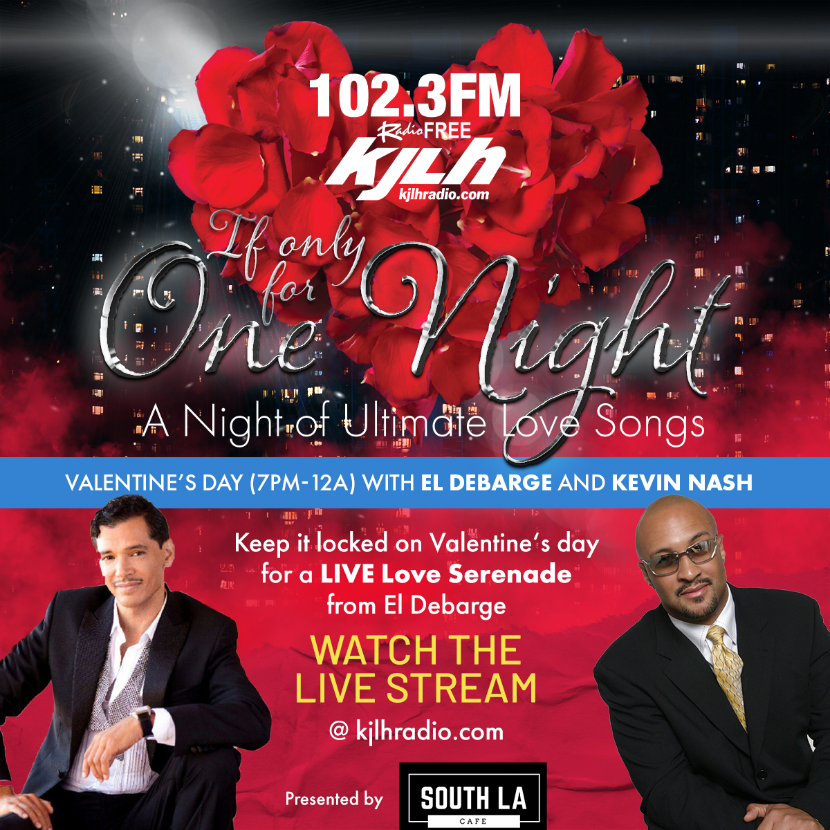 Valentines Day: A Night of Ultimate Love Songs with El Debarge and Kevin Nash