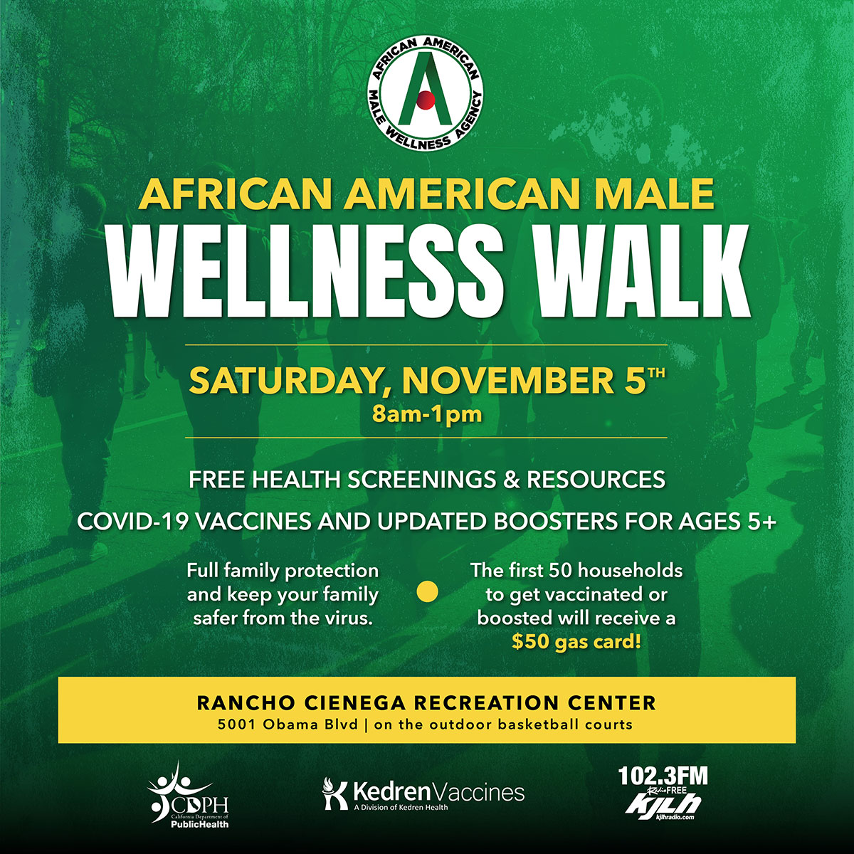 African American Male Wellness Walk/Fair