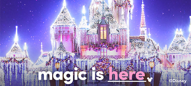 Magic is Holidays at Disneyland Park