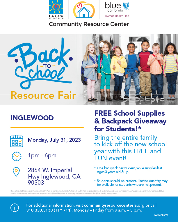 LA Care Back to School Resource Fair