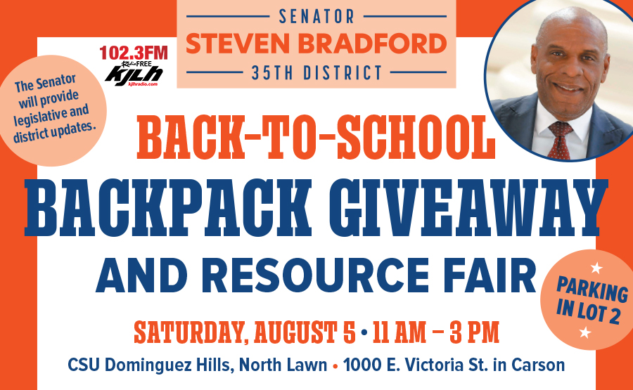 Senator Steven Bradford’s Back to School Resource Fair