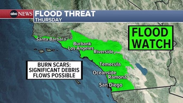 Flooding, debris flow possible as rain slams Los Angeles; evacuation orders issued