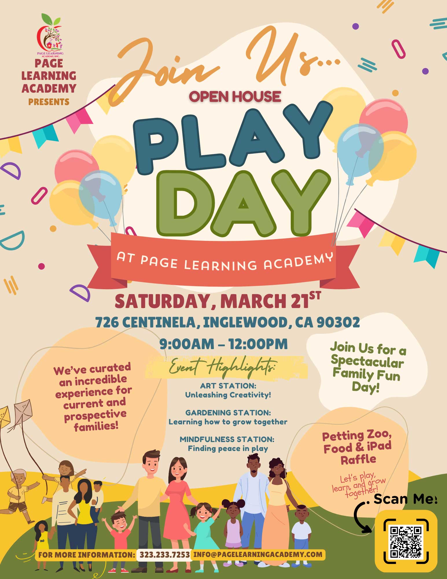 Page Learning Academy – Spring Open House Play Day