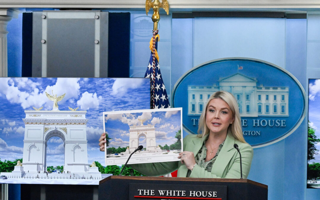 Fine arts panel gives initial approval to Trump’s ‘triumphal arch’ but asks for design revisions