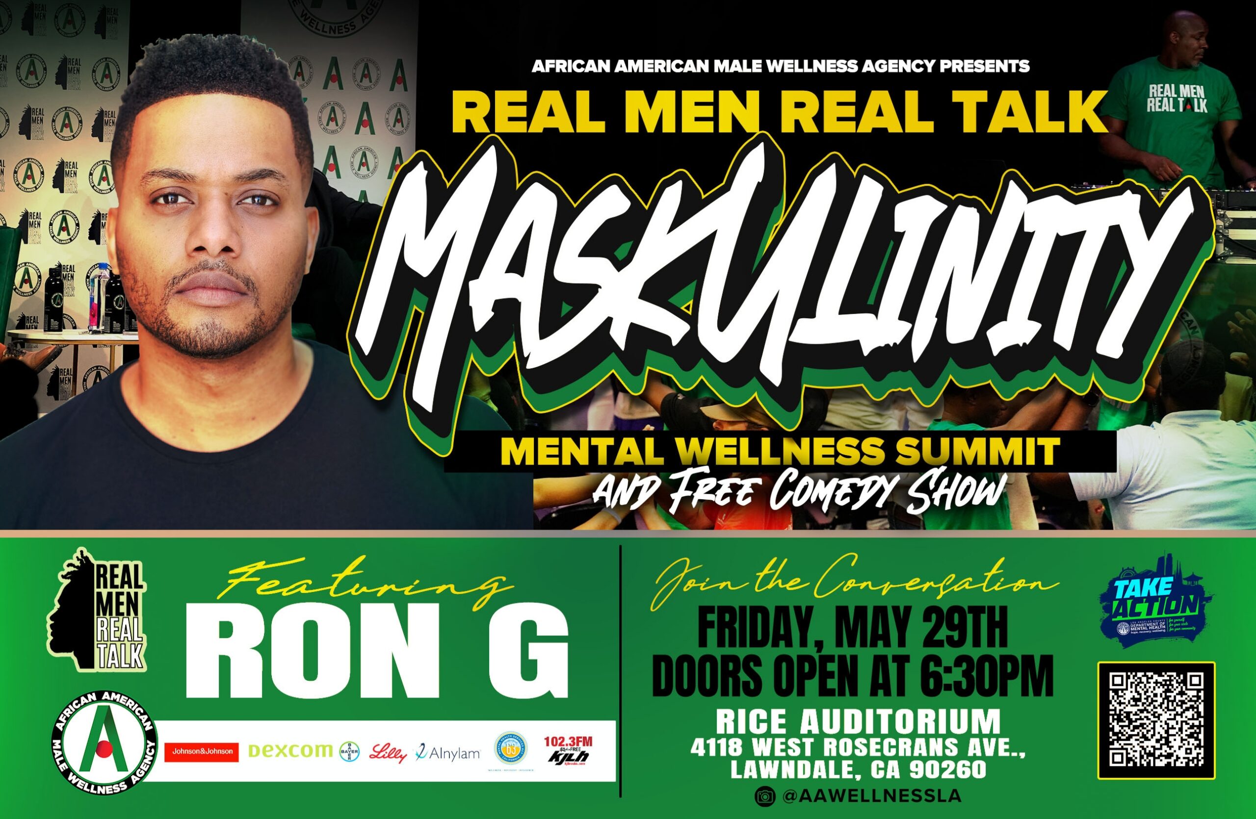 Real Men Real Talk Mental Wellness Summit w/ Comedian Ron G.