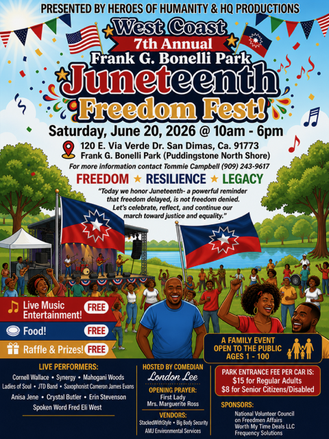 West Coast Juneteenth Freedom Fest!