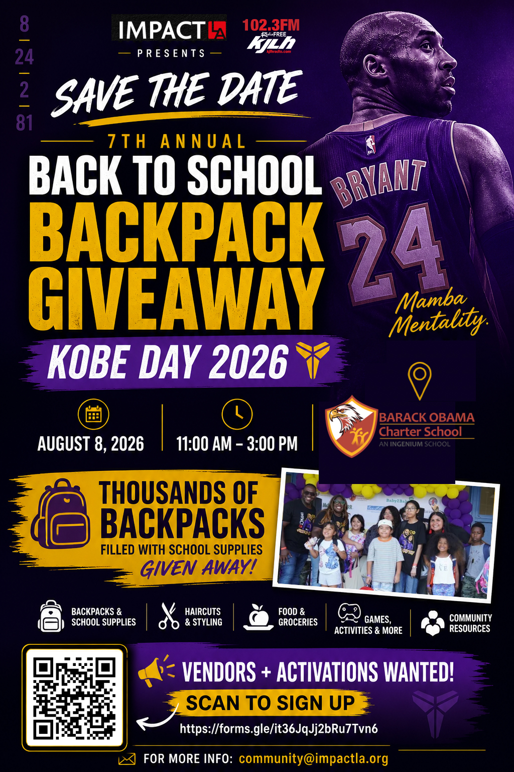 7th Annual Backpack Giveaway