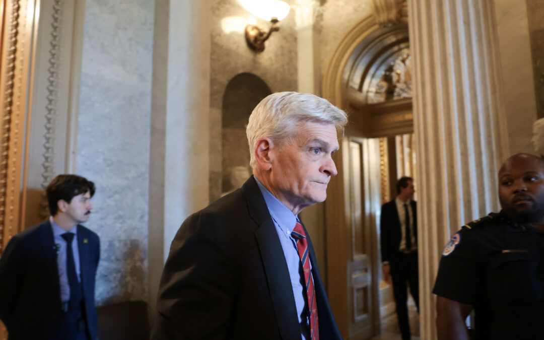 Republican Sen. Bill Cassidy, in emotional announcement, says he will vote for Todd Blanche to be attorney general