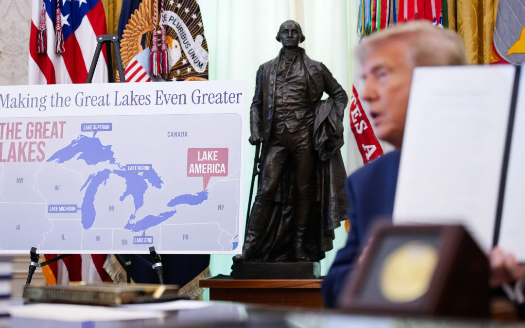 Trump signs executive order renaming Lake Ontario to ‘Lake America’