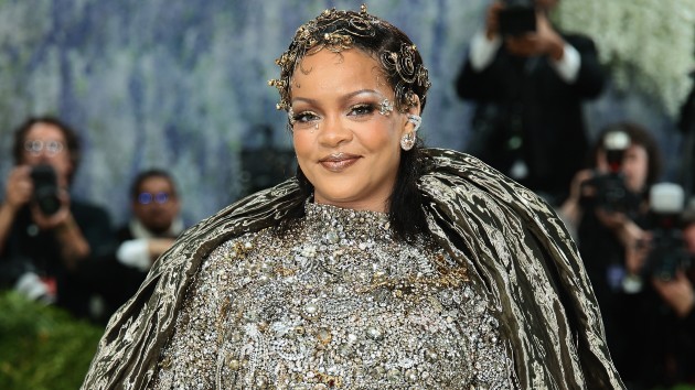Rihanna makes bejeweled return to Barbados festival