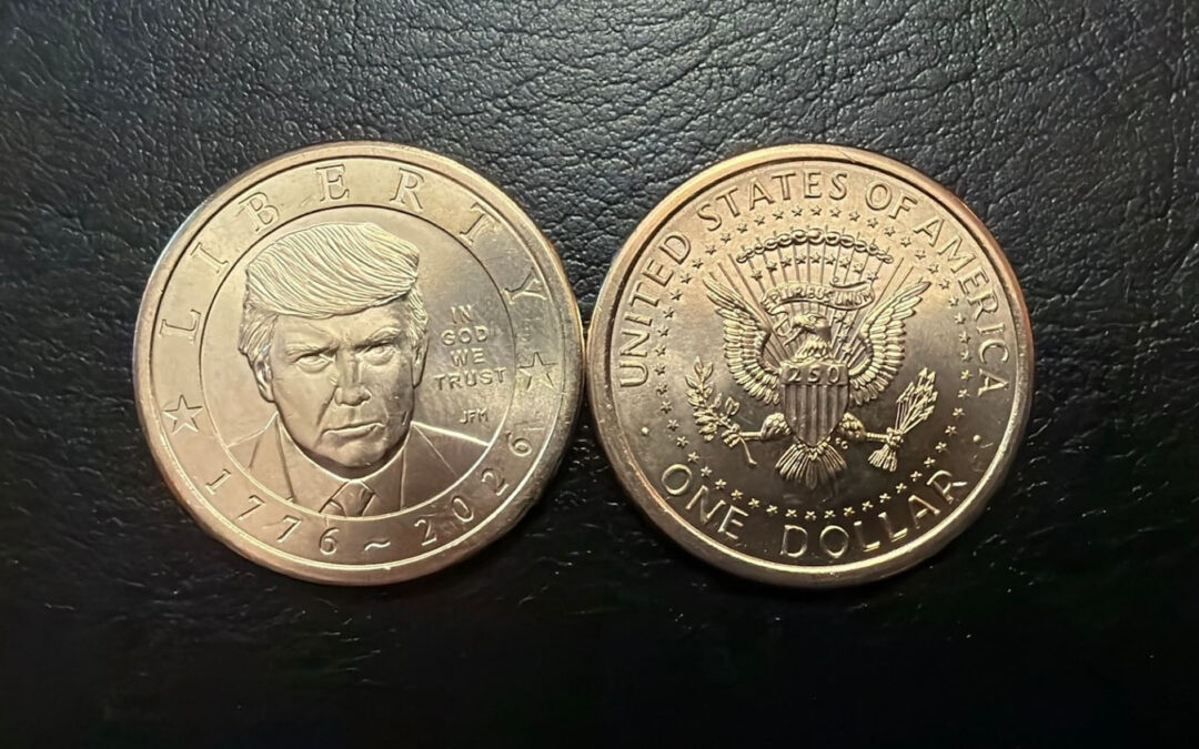 Trump $1 coins in circulation, US Mint says